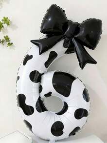 Ins‑Style Foil Balloons, Ideal For Baby‑First‑Birthday Parties, Birthday Celebrations, Theme Gatherings And Many Other Occasions. Easily Create Sophisticated Party Backdrops With Fantastic Photo‑Ready Vibes. - Cow numbers - View 12