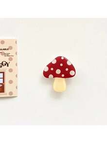 ShellaStory Creative Dot Mushroom Stand Suitable For 17pro Phone Case Phone18 Soft Case 15 Niche Ins Style 16 Shockproof Creative, Retro Style, Geometric, Simple Style, Fresh Style, Clash Style, Niche, Ins Style - Yellow - View 5