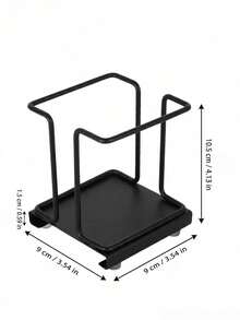 Haus Hana Multi-Functional Coffee Station Organizer, Iron Paper Cup Holder, Disposable Cup Dispenser With Compartments, Modern Countertop Storage Rack For Cups, Lids, Straws, Coffee Pods, Tea Bags, For Home Kitchen, Office, Cafe, Restaurant, Bar, Hotel - Multicolor - View 11