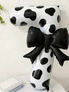 Ins‑Style Foil Balloons, Ideal For Baby‑First‑Birthday Parties, Birthday Celebrations, Theme Gatherings And Many Other Occasions. Easily Create Sophisticated Party Backdrops With Fantastic Photo‑Ready Vibes. - Cow numbers - View 11