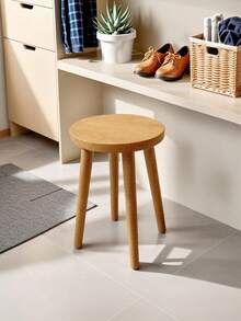 1PC Removable Wooden Round Seat - Anti-Slip Multi-Functional Stool - Suitable For Dressing Tables, Bars, Bathrooms, Flower Pot Stands, Living Rooms, Dining Rooms, And Offices - Multicolor - View 6