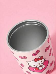 HELLO KITTY AND FRIENDS | SHEIN 300ml/10oz 不鏽鋼材質防漏蓋隨附吸管杯，適用熱飲與冷飲，適配大多數汽車杯架，送禮佳品 - 粉色 - 查看 6