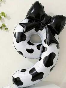Ins‑Style Foil Balloons, Ideal For Baby‑First‑Birthday Parties, Birthday Celebrations, Theme Gatherings And Many Other Occasions. Easily Create Sophisticated Party Backdrops With Fantastic Photo‑Ready Vibes. - Cow numbers - View 15