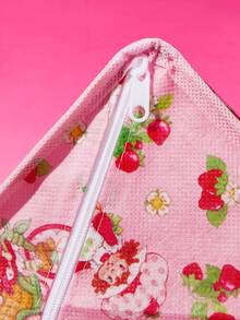 Strawberry Shortcake X SHEIN 1 قطعة/1 مجموعة من منظم تخزين الملابس الداخلية والجوارب بتصميم كعكة الفراولة القابلة للطي متعددة الأقسام. مناسبة جداً لوضعها فوق الخزانة أو الدرج. - وردي - مشاهدة 7