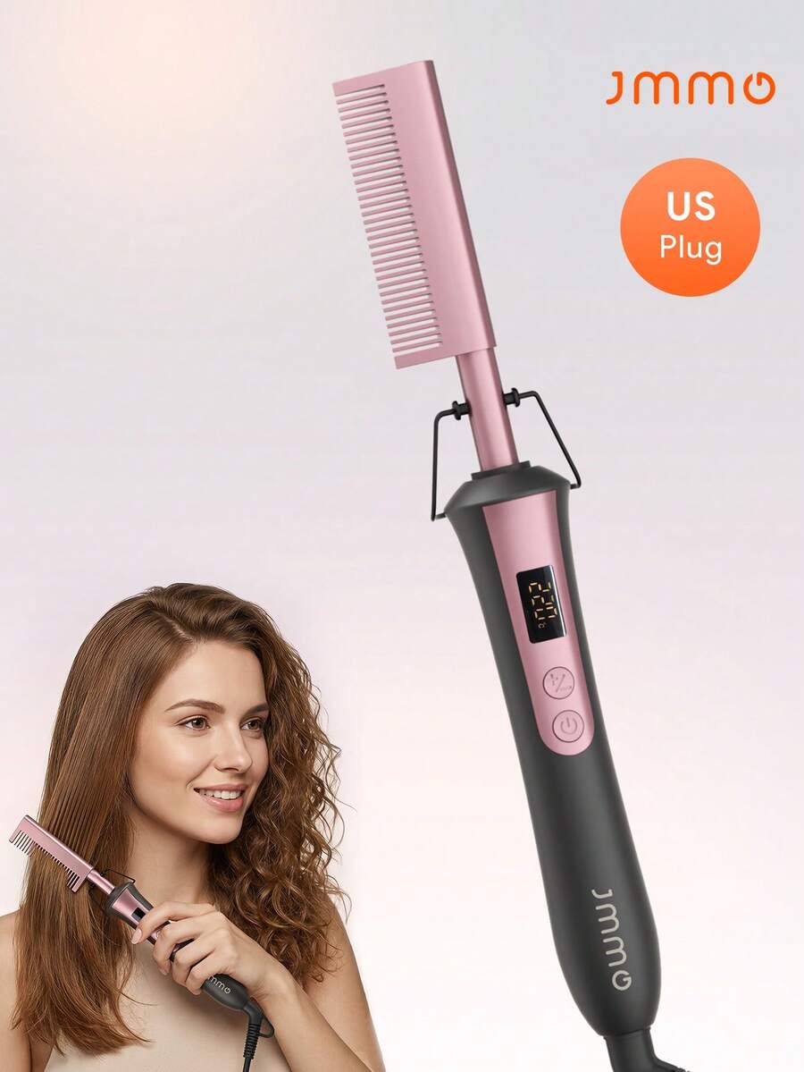 JMMO Copper Comb AC100-240V~, 42W, PTC Heating Adjustable Temperature In 4 Levels (170190210230 ℃) - US A Type Plug(110-127V) - View 1