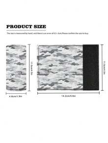 2PCS Handle Grip Covers Grey Camo Print Hook And Loop Fastener Anti Slip Comfortable Protective Sleeve For Car Roof Grab Handle Luggage Pull Handle Pet Leash Handle Multi Purpose Practical Accessory - Multicolor - View 11