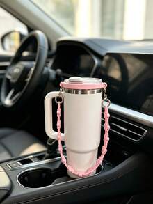 矽膠水瓶背帶，適用於 Cup，可調節斜跨式背帶手柄，保溫杯掛繩，現貨發貨 - 彩色 - 查看 5