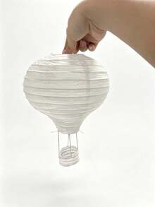 5 Pieces Of Wedding Hanging Decorations: Paper Lanterns In The Shape Of Hot Air Balloons, Reusable Party Ball Lights For Crafts, Wedding, Birthdays, Engagements, Baby Shower Parties, Family Gatherings, Classroom Decorations For Back To School - Multiple Styles - View 12