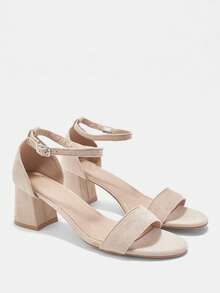 CUCCOO CURVES Plus Size Women's Simple Classic Design Bund Sandals For Christmas Wide Fit Summer Shoes - Flannel apricot - View 6