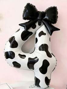 Ins‑Style Foil Balloons, Ideal For Baby‑First‑Birthday Parties, Birthday Celebrations, Theme Gatherings And Many Other Occasions. Easily Create Sophisticated Party Backdrops With Fantastic Photo‑Ready Vibes. - Cow numbers - View 10