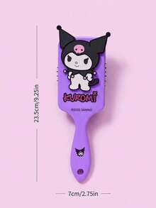 HELLO KITTY AND FRIENDS | POKOJA LAND مشط وسادة قابل للنفخ، تصميم كرتوني ممتع وجميل، مشط سفر خفيف الوزن مناسب للمنزل والرحلات، هدية مثالية للأصدقاء والعطلات - مقاس واحد يناسب الجميع - مشاهدة 3