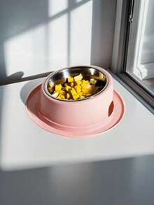 PETSIN Pastel Color Pet Bowl, Non‑Slip Base Plastic Feeding Bowl, Food Water Bowl For Cats & Small Dogs, Home Pet Supply - multicolor - View 16