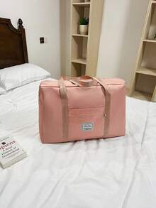 Foldable Travel Duffel Bag Large Capacity Handbag Lightweight Overnight Weekend Bag Portable Luggage Tote For Travel Gym - Multicolor - View 11