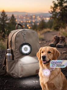 1PC USB Rechargeable Portable Light, Bag Light, Camping Light, Night Light, Cap Light, Car Repair Light, Keychain Light, LED Pet Light, Dog Anti-Lost Night Light - multicolor - View 1