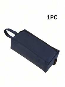 1/2PCS Canvas Pencil Case With Handle, Large Capacity Pen Pouch Bag With Zipper, Portable Stationery Organizer For School Office College Students, Multi-Color Available - multicolor - View 15