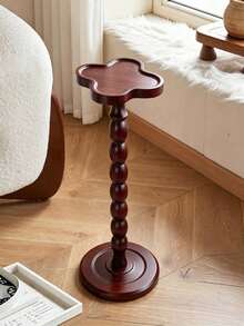 1pc Modern Round Wooden Side Table, End Table, Wooden Coffee Table, Wooden Coffee Table, Small Side Table, Multifunctional Base For Living Room, Sofa, Bedroom, Plant Stand, Home Decor Furniture, Suitable For Living Room, Bedroom, Bedside, Garden - Multicolor - View 15