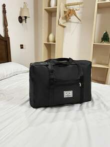 Foldable Travel Duffel Bag Large Capacity Handbag Lightweight Overnight Weekend Bag Portable Luggage Tote For Travel Gym - Multicolor - View 6