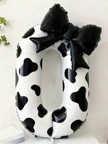 Ins‑Style Foil Balloons, Ideal For Baby‑First‑Birthday Parties, Birthday Celebrations, Theme Gatherings And Many Other Occasions. Easily Create Sophisticated Party Backdrops With Fantastic Photo‑Ready Vibes. - Cow numbers - View 18