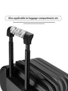 2PCS Handle Grip Covers Grey Camo Print Hook And Loop Fastener Anti Slip Comfortable Protective Sleeve For Car Roof Grab Handle Luggage Pull Handle Pet Leash Handle Multi Purpose Practical Accessory - Multicolor - View 4