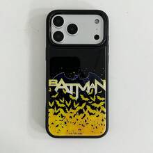 ShellaStory BATMAN X SHEIN A Stylish, High-End Printed Pattern Protective Phone Case Design, Perfect Compatible With Iphone – A Cute, Fashionable, And Sophisticated Phone Case. - Multicolor - View 4