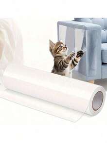 Volume 1 Cat/Dog Scratch Prevention Film, Furniture, Sofa, Wall, Door Scratch Prevention, Transparent Self-Adhesive Damage Protection Film, Easy To Apply, Suitable For Halloween Or Christmas Decorations - Multicolor - View 12