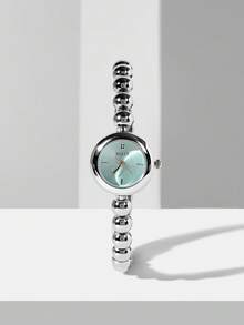 MOTF PREMIUM FASHION SILVER DOUDOU SMALL DIAL WATCH WOMEN'S NEW LIGHT LUXURY NICHE WOMEN'S TEMPERAMENT VERSATILE BRACELET WATCH - silver - View 5
