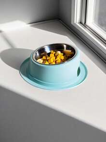 PETSIN Pastel Color Pet Bowl, Non‑Slip Base Plastic Feeding Bowl, Food Water Bowl For Cats & Small Dogs, Home Pet Supply - multicolor - View 15