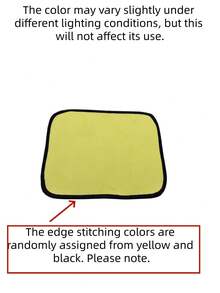 Yellow Cute Mouse Pad 26*21cm, Non-Slip Waterproof Rubber Base With Stitched Edge, Smooth Durable Surface For Laptop Computer Office Home, Splash-Proof Desk Mat, Adorable Desktop Accessory, Great Gift For Women - Yellow - View 7