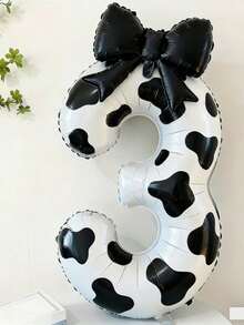 Ins‑Style Foil Balloons, Ideal For Baby‑First‑Birthday Parties, Birthday Celebrations, Theme Gatherings And Many Other Occasions. Easily Create Sophisticated Party Backdrops With Fantastic Photo‑Ready Vibes. - Cow numbers - View 13