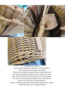 Wicker Shopping Basket With Handles - A Reusable Handwoven Market Basket Suitable For Grocery Stores, Farmers Markets, Harvesting, Picnic Bouquet Collection, And Home Storage. - Picnic Basket - View 11