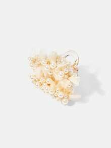 MOTF PREMIUM PRE WHITE IMITATION PEARL YARN GRAB CLIP - White - View 8