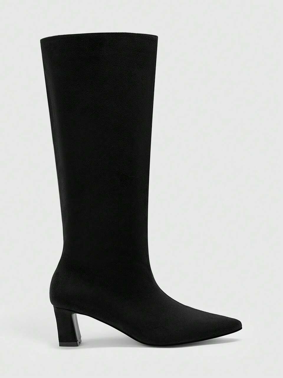 CUCCOO BIZCHIC Light And Mature Temperament Versatile And Thin Pointed Thick Heel High Boots