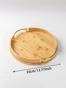 Bamboo Tea Tray, Japanese Tea Tray, Storage Tray, Decorative Tray, Very Suitable For Parties, Breakfast, Lunch And Dinner, Home Dining Table Decoration. Birthday Party Tray, Wedding Engagement Party Tray, Gift Dispenser Tray - log color - View 19