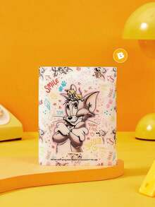 TOM & JERRY 1 Pc Card Album Storage Book, Fun Cartoon Print, PVC Material, Easy Page Add Remove, Clear Protective Pockets, Memory Keeping Tickets, For Collectors, Versatile Storage Solution - A7 - View 12