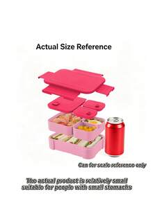 4‑Compartment Bento Lunch Box, Leak‑Proof Portable Meal Prep Container With Cutlery, Microwave‑Friendly Reusable Food Storage Box For School, Office, Picnic & Outdoor Travel - Multicolor - View 23