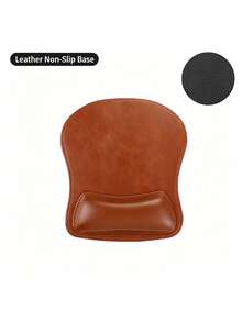 2pcs PU Leather Wrist‑Support Mouse Pad, Soft Wrist Rest Cushion, Comfort Wrist Pillow For Computer Office Daily Use - View 6
