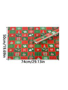 Christmas Print Gift Wrapping Paper - H - View 3
