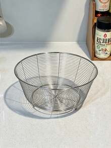 Haus Hana Stainless Steel Fruit Drain Basket, Multi‑Purpose Kitchen Washing Bowl, Household Colander For Fruits & Vegetables - multicolor - View 10