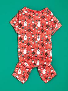 PETSIN Christmas Pajama Outfits Four-Legged Costumes For Corgi, English Bulldog, Pug, Teddy, Bichon, Schnauzer & Small Breeds - Multicolor - View 16