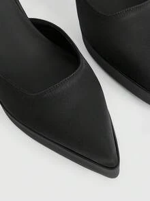 CUCCOO LuxiPop High-Heeled Thick-Soled Platform Fashionable And Simple Banquet Shoes Fall Shoes - Black - View 7