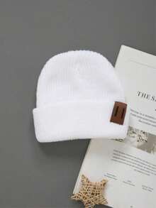 1 Knitted Newborn Hat, Winter Spring Children's Knitted Hat, Unisex For Boys And Girls, Baby Accessories, Children's Hat, Elastic - Multicolor - View 10