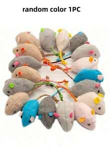 1-10pcs Mouse Cat Toys, Interactive Cat Teaser Toys, Indoor Pet Cat Supplies - View 11