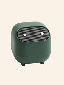 Mini Desk Trash Can With Press-Open Lid, Small Office Tabletop Waste Basket, 2-Layer Portable Garbage Bin For Home, Car, Dorm - Multicolor - View 21