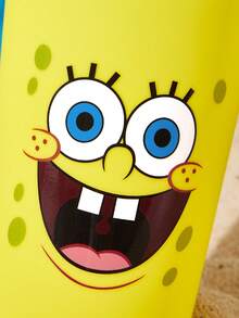SpongeBob SquarePants | SHEIN 2個派對紀念杯 473ml 塑膠平底隨附杯 兒童生日派對用品 - 彩色 - 查看 7