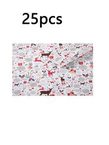 Christmas Reindeer Pattern Holiday Gift Wrapping Paper - D - View 11