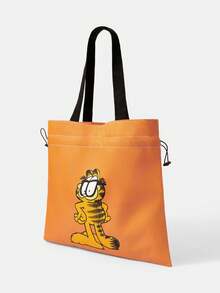 GARFIELD | SHEIN 女款卡通印花圖案便利手提包 - 貓-2 - 查看 5