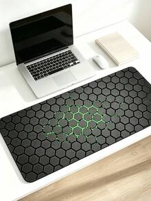 Abstract Texture Contour Line Computer Desk Pad, Line‑Pattern Desk Mat, Gaming Mouse Pad, Extra‑Large Stain‑Resistant Mouse Pad - View 4