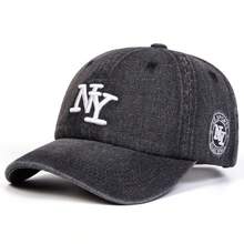Dealstrict 1pc Women's NY Letter Embroidered Baseball Cap, Street Fashion Casual Hat For Spring/Autumn Outdoor, Travel, Beach - Multicolor - View 3