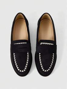 Sleekvia Women's Flat Shoes - Black - View 6