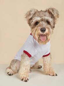 PETSIN Xmas Snowman Graphic Pet Garb, Winter Festive Pet Apparel - Multicolor - View 9